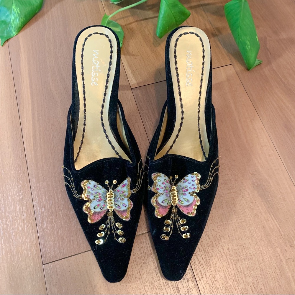 Vintage Matisse Butterfly Heels